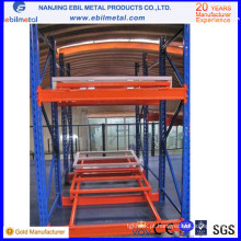 Venda quente em equipamentos de armazém Steel Q235 Push Back Racking